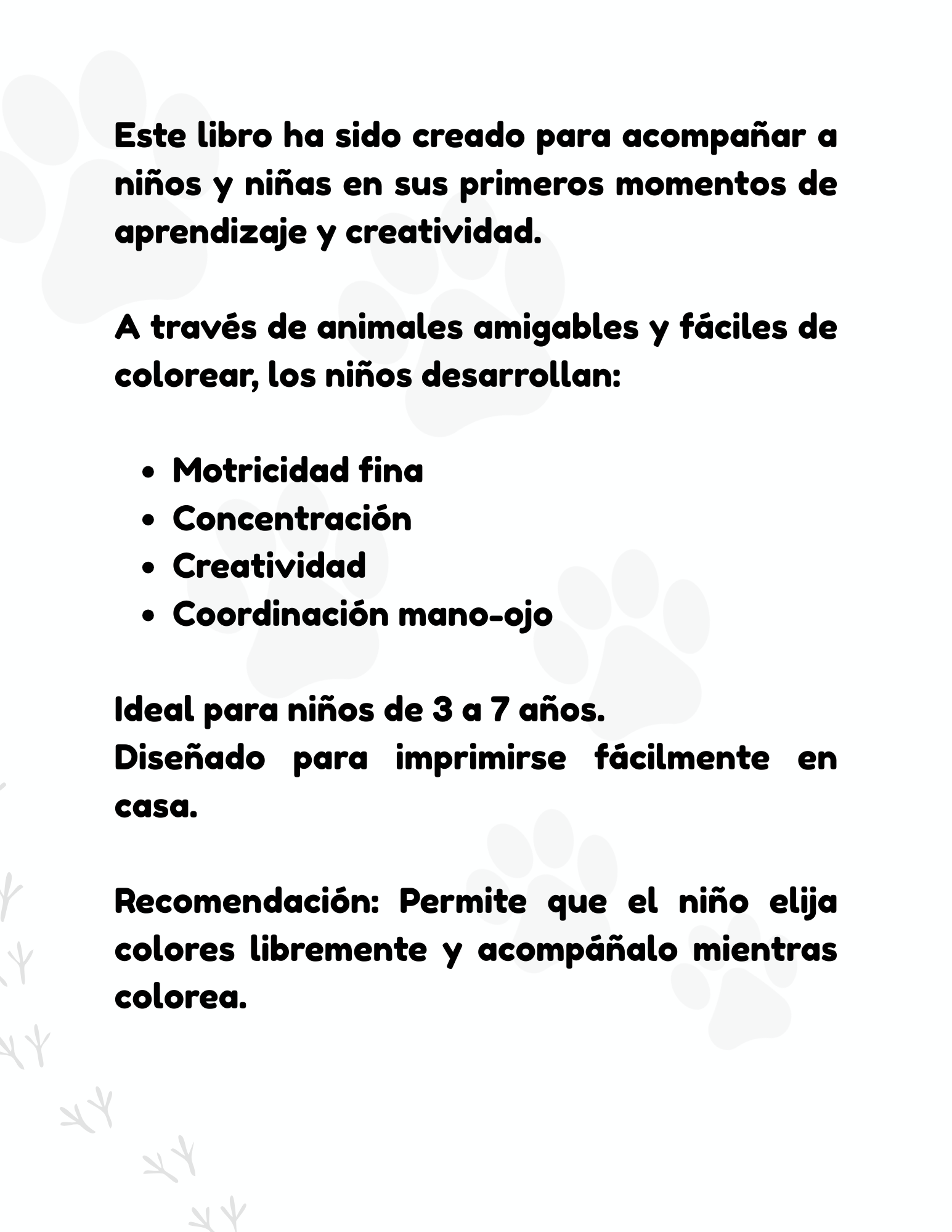 Animales para colorear