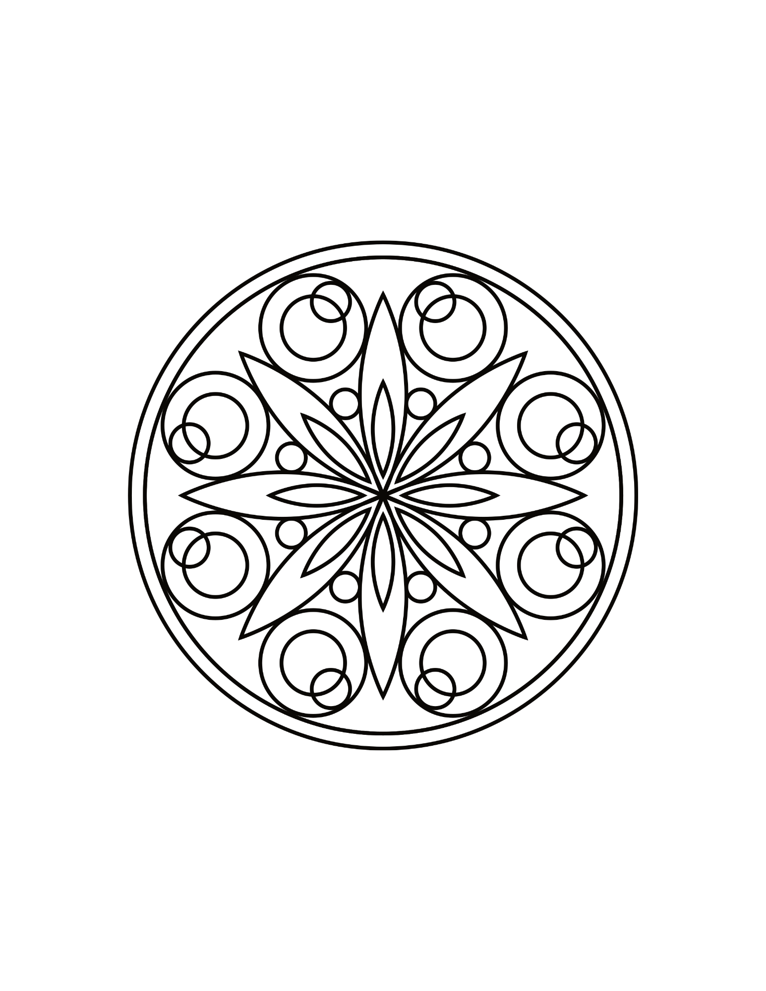 Mandalas para colorear