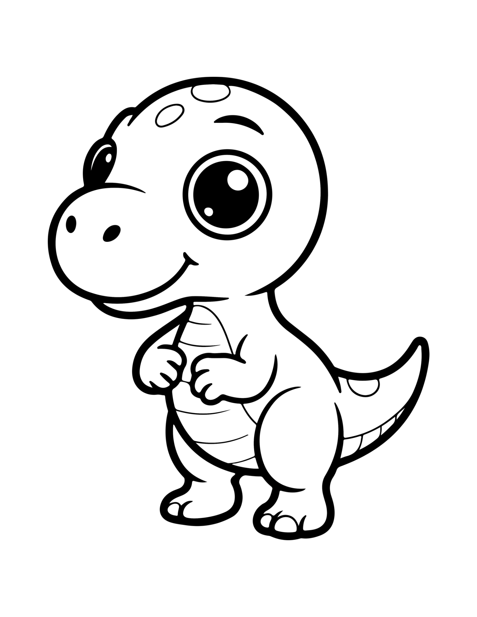 Libro para colorear de dinosaurios