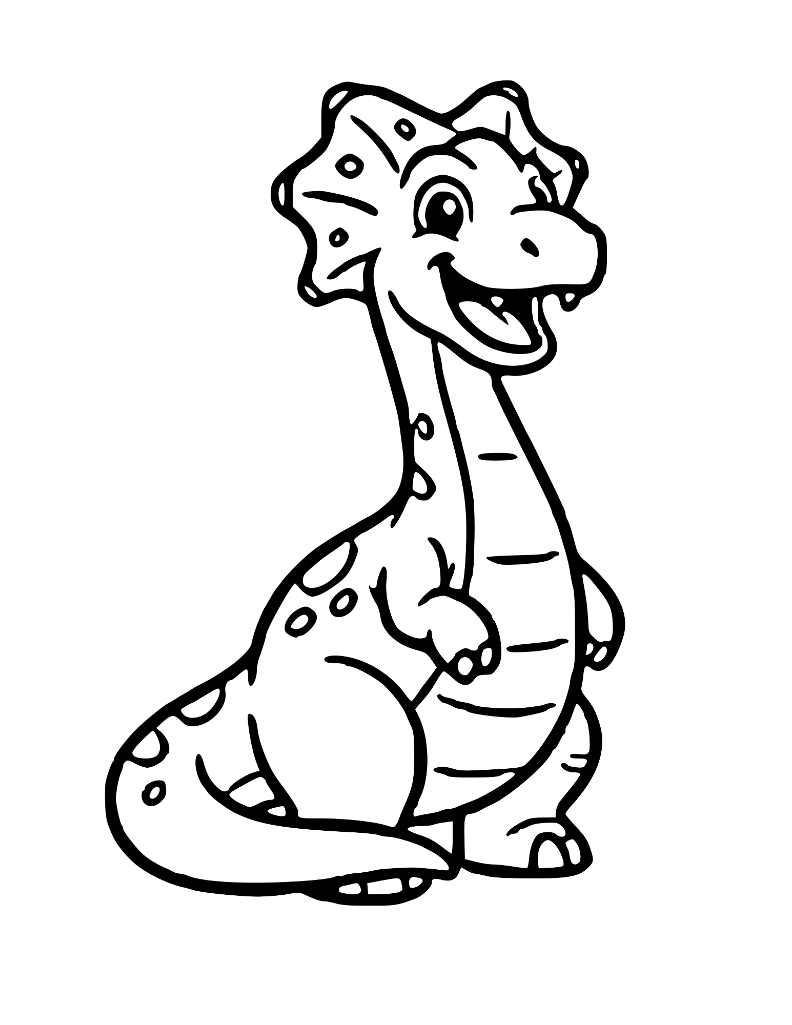 Libro para colorear de dinosaurios