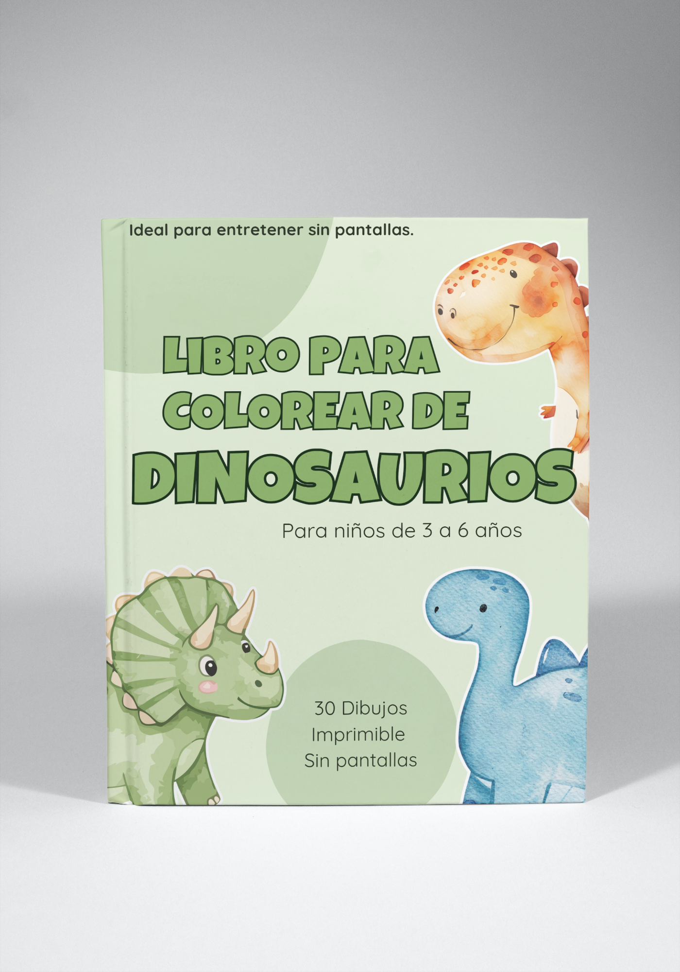 Libro para colorear de dinosaurios