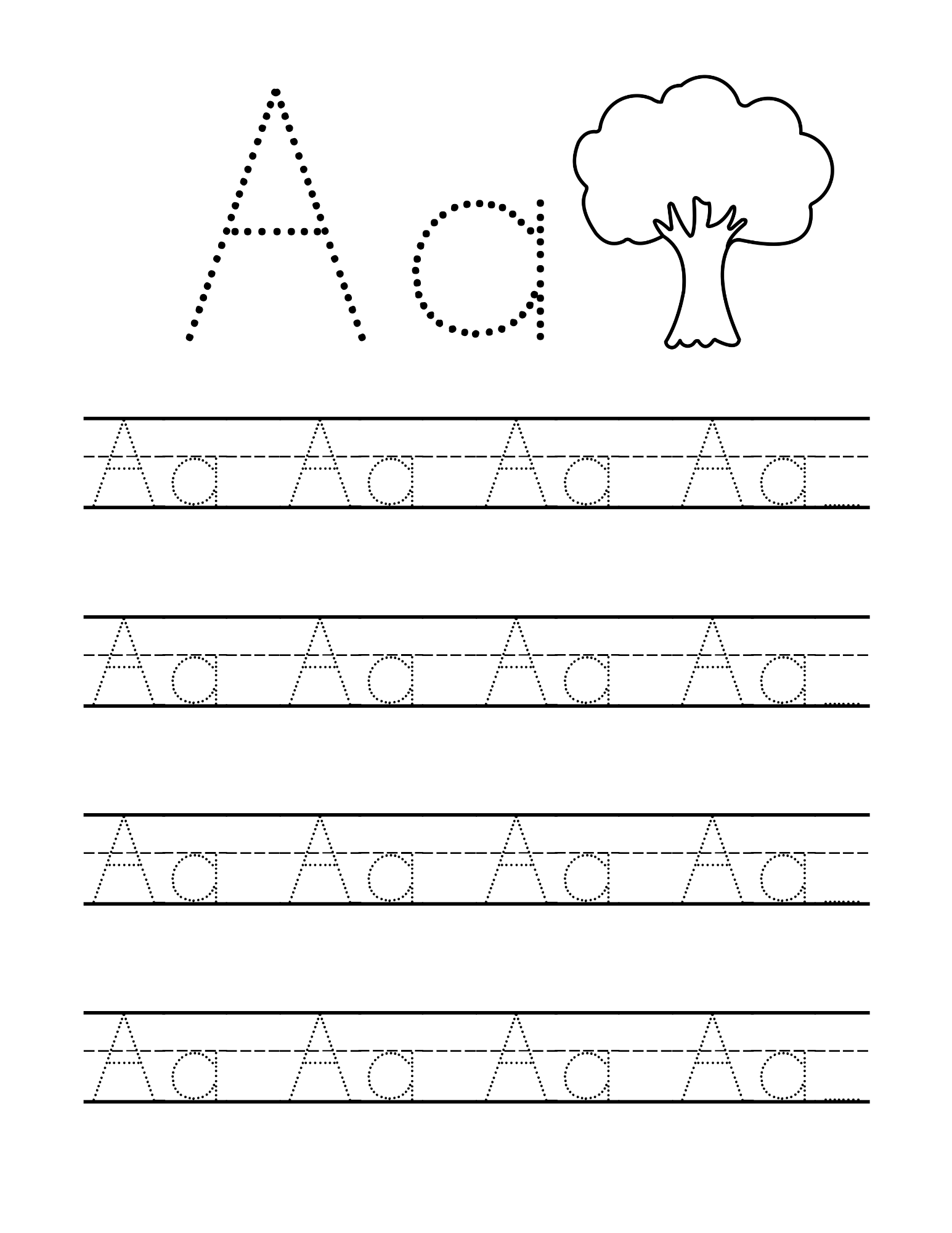 Libro digital de las vocales - colorear, trazar y aprender (30 páginas)